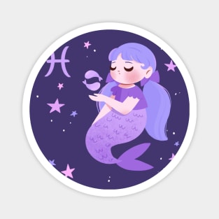 Pisces Mermaid Magnet